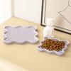 Anti Choking Pet Slow Fooder Ceramic Pet Canning Lick Tray Dog Food Bowl  for Feeding