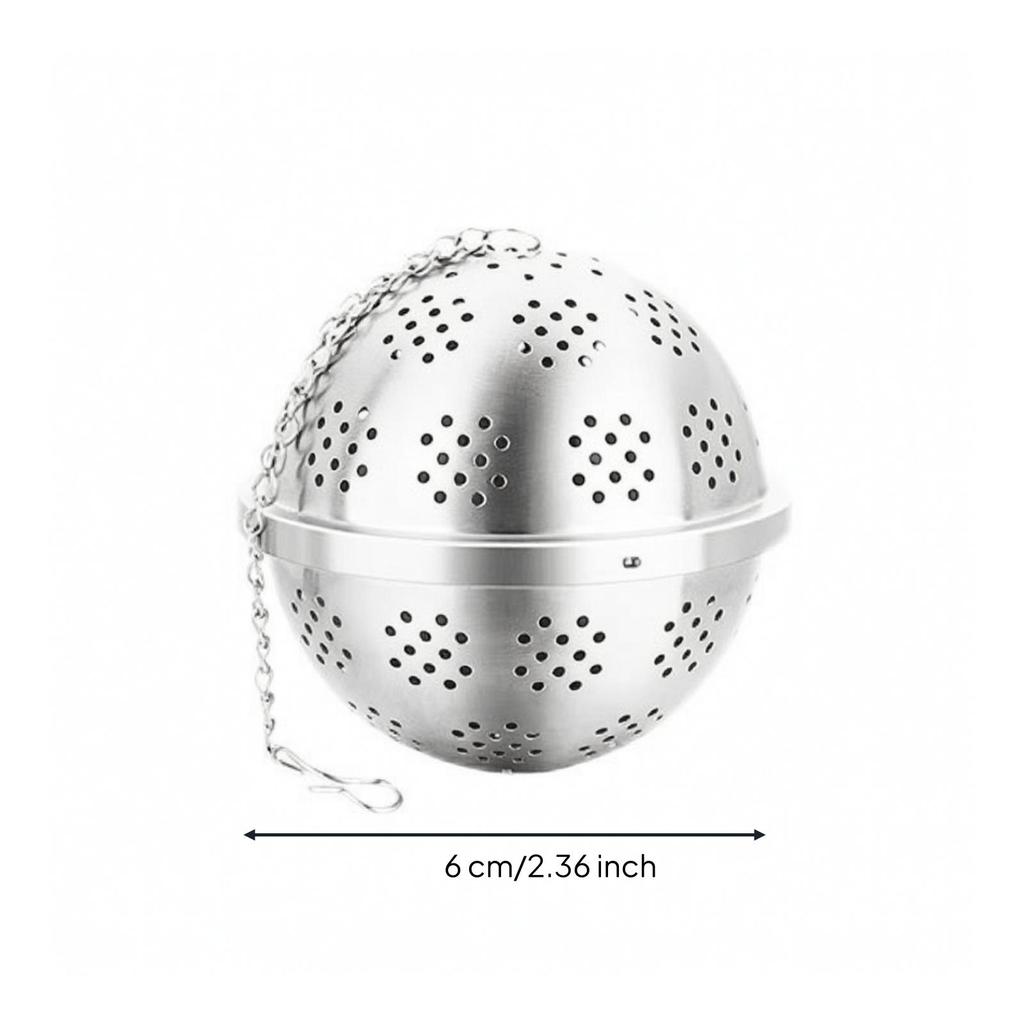 Loose Leaf Tea Infuser Reusable with Chain Food-Safe for Kitchen