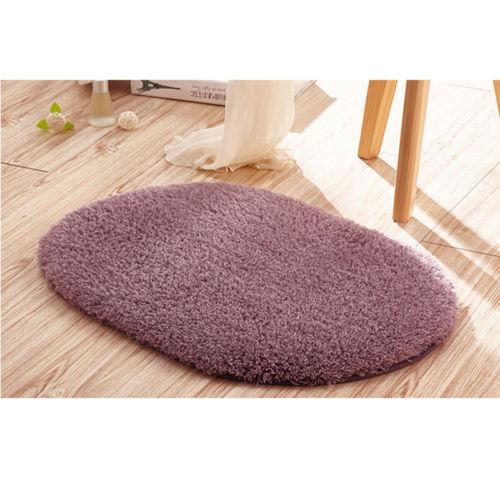 

Cashmere Bath Bathroom Bedroom Floor Mat Shower Rug Non-slip Thicken Chenille Rug Carpet For Living Room Floor Mat Tapete темно-фіолетовий колір