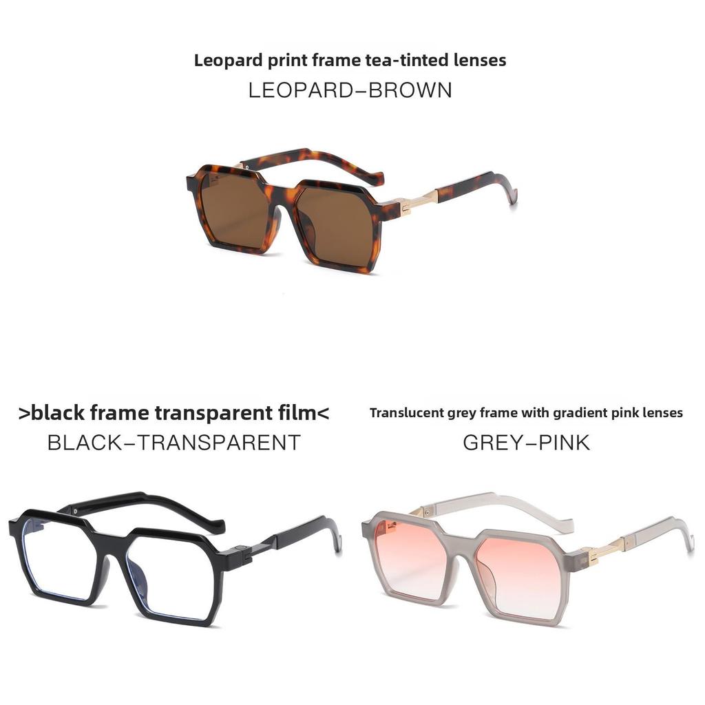 Fashion Square Sunglasses For Men With Uv400 Protection Stylish Outdoor Accessory