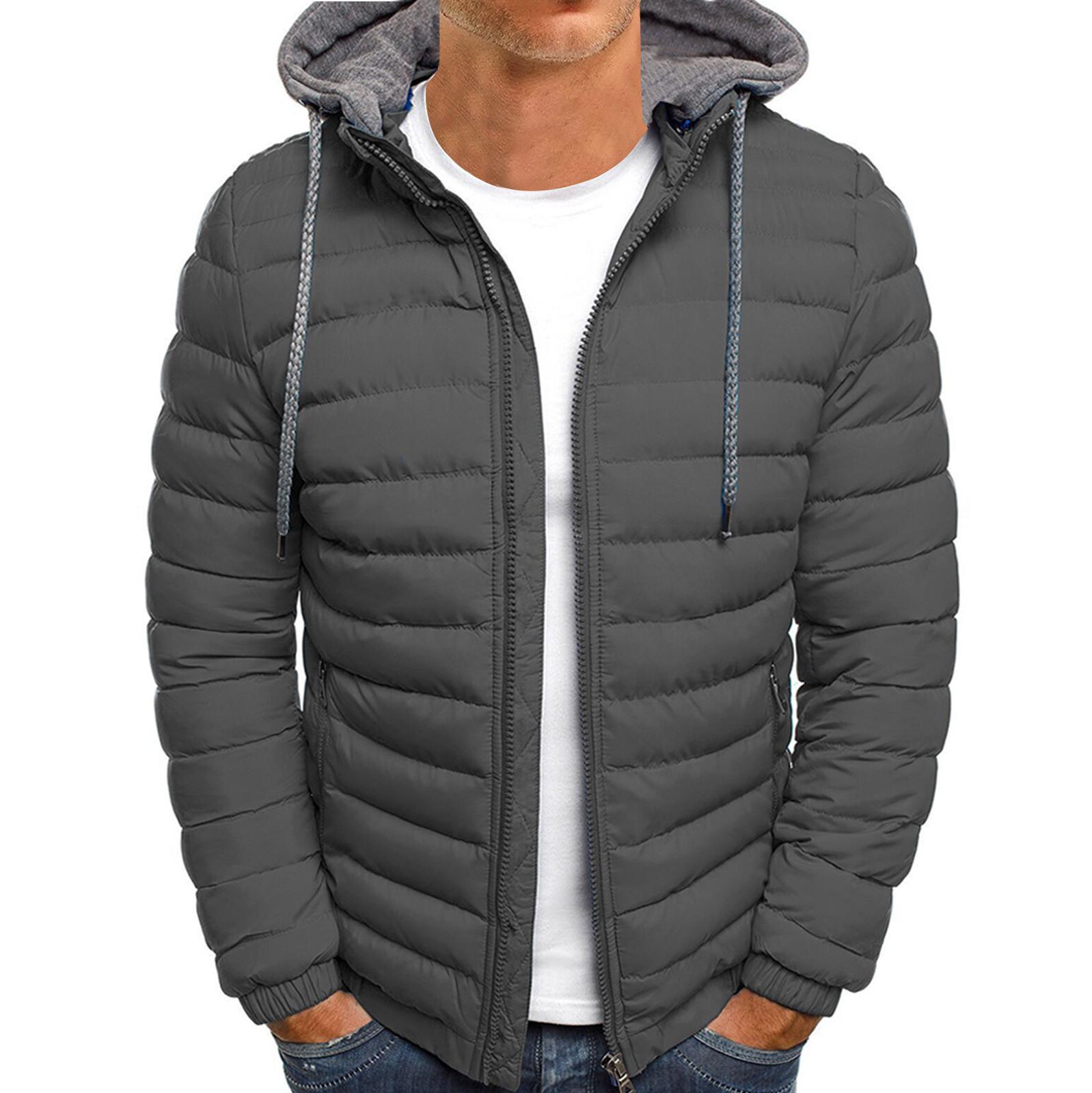 

Мужское зимнее пальто, теплое приталенное толстое пальто, повседневная куртка, верхняя одежда, верхняя блузка XL