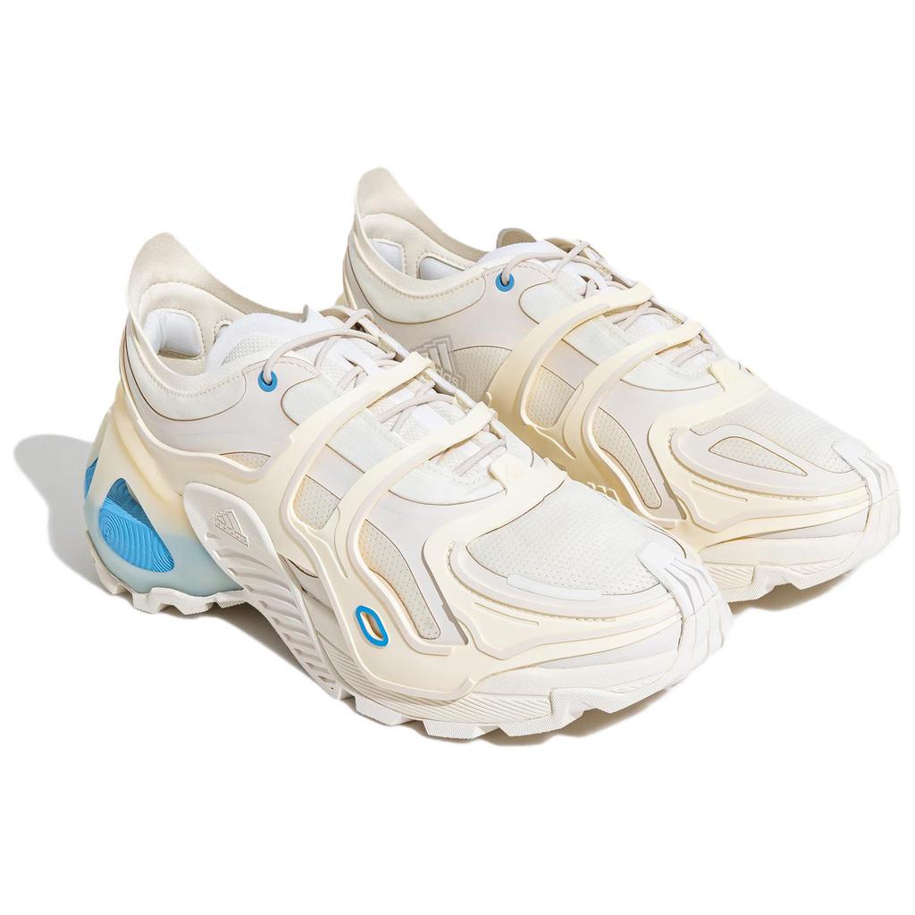 Adidas Wonder Runner Pro Cushioning Non-Slip Low-Top Running Shoes Unisex Running Shoes Off-White Blue IF1707