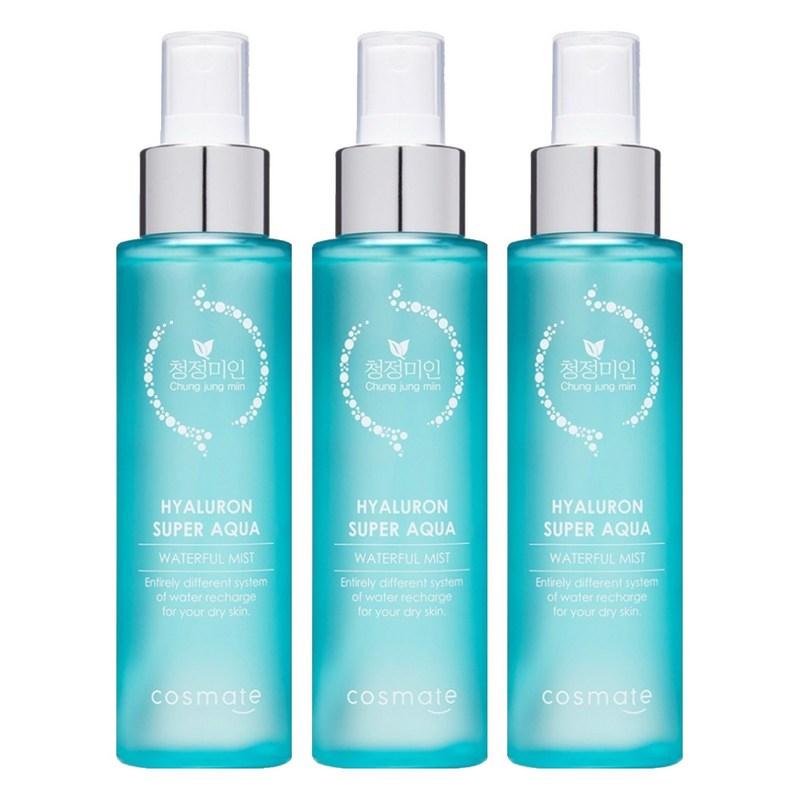 Cheongjeongmiin Hyaluronic Super Aqua Waterful Mist, 120ml, 3 pcs