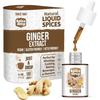Spice Drop Gember (Adarak) Extract | Natuurlijk Specerij Voor Eten en Dranken | Authentieke Smaak en Aromatische Smaak | Veganistisch | 5ML