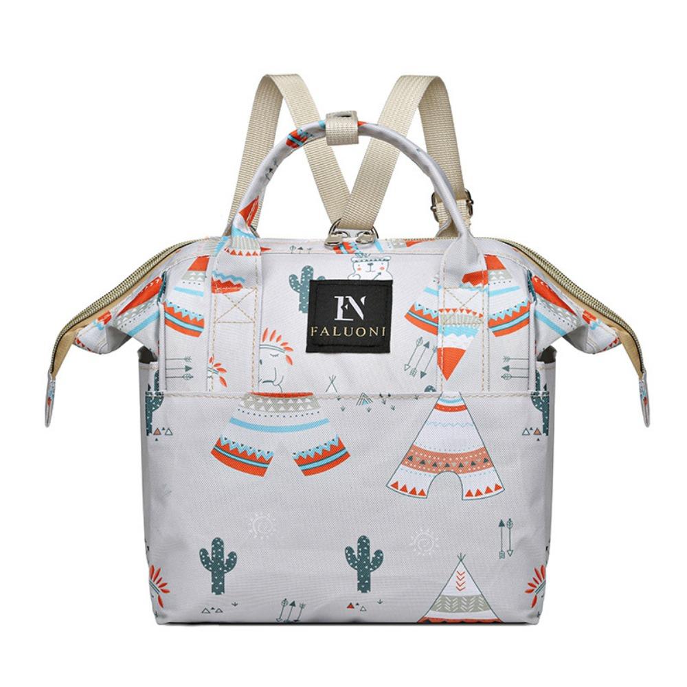Waterproof Diaper Bag Backpack Durable Mommy Bag Multifunctional Maternity Bag  Travel Use Style 2