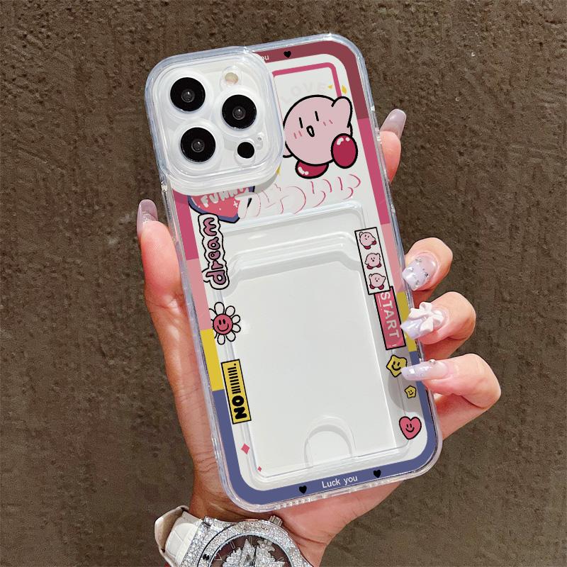 Card Slot Holder Silicone Wallet Pocket Case For iPhone 17 Air 16 14 Pro Max Xiaomi Redmi Note 13 12 14 Pro Honor X6A X6B X8A Cover Clear Phone Bumper