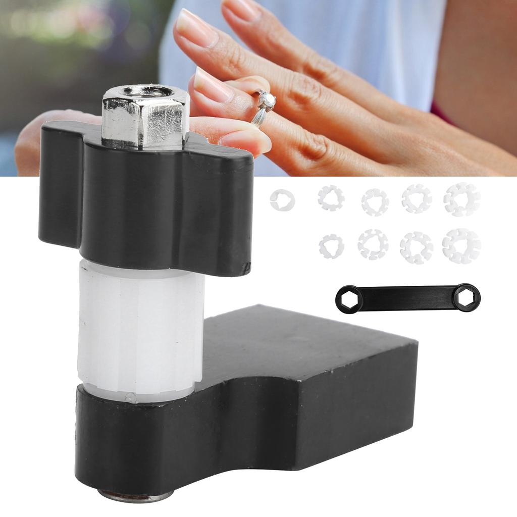 Ring Fixture Clamp Holders Jewelry Ring Fixed Setting Polishing Engraving Tool KitWhite