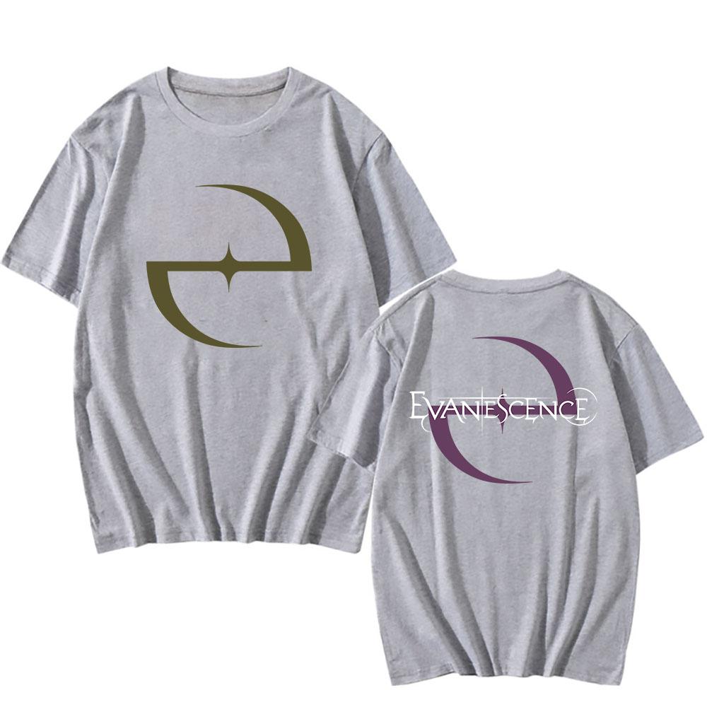 EVANESCENCE Amy Face Tee Rock Band Fashion Hip Hop T-shirt Unisex Streetwear Short Sleeve Cotton Men/Women T Shirt Clothing