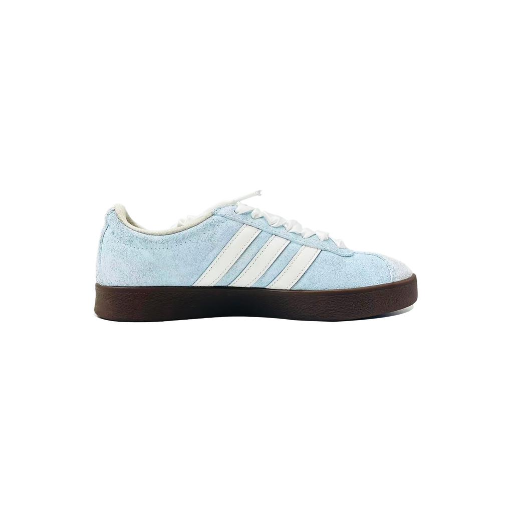 Adidas Neo VL Court 2.0 Mist Island Love Letter, Casual Style Lightweight Low top Skateboard Shoes Unisex Blue, White HQ1802(Team1230-)
