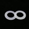 500 Pezzi M2 M2.5 M3 M4 M5 M6 M8 M10 Rondella Piana in Nylon Plastico Bianco Guarnizione Piana Vite Bullone Rondella Isolante Kit di Montaggio