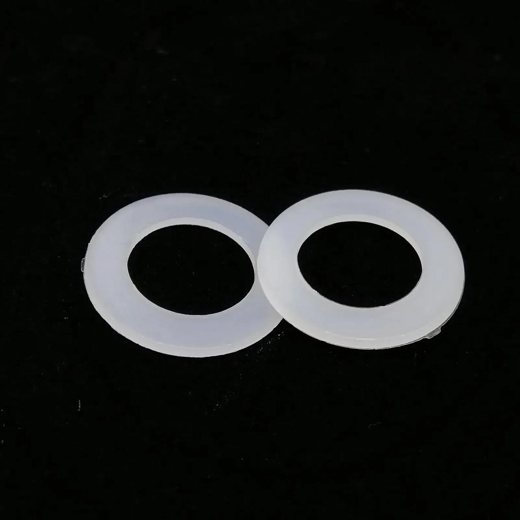 500 Pezzi M2 M2.5 M3 M4 M5 M6 M8 M10 Rondella Piana in Nylon Plastico Bianco Guarnizione Piana Vite Bullone Rondella Isolante Kit di Montaggio