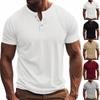 Camicia Henley a coste estiva da uomo ad asciugatura rapida - Sport e Fitness casual