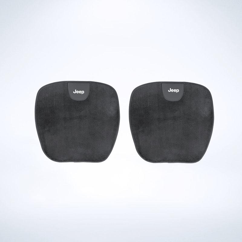 Car Seat Cover Backrest Pad Cushion Plush Interior Accessories For Jeep Grand Cherokee Wrangler JK Gladiator Compass Renegade AMV1