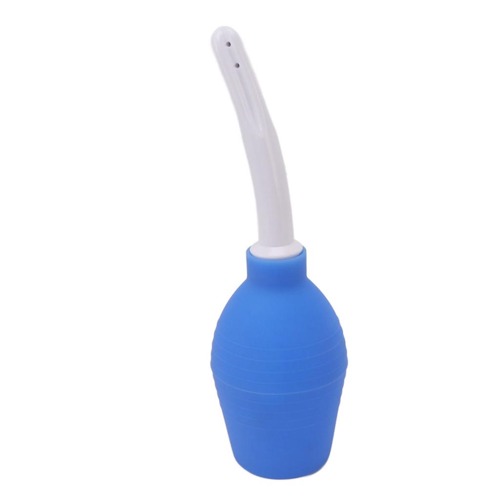 Enema Bulb Kit Silicone Reusable Anal Douche Vaginal Cleaner for Women and Men Hygienic