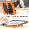 For iPad Air 11 (2025)/(2024) Case with Built-In Screen Protector Kickstand PC + Silicone Tablet Cover