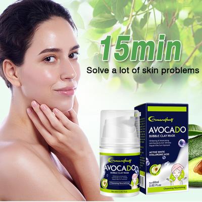 Avocado Bubble Mask Oil Control Blackhead Remover Pore Cleansing Mud Mask