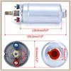 LZONE - TOP QUALITY External Fuel Pump 044 OEM:0580 254 044 Poulor 300lph Come with White Pack JR-FPB044