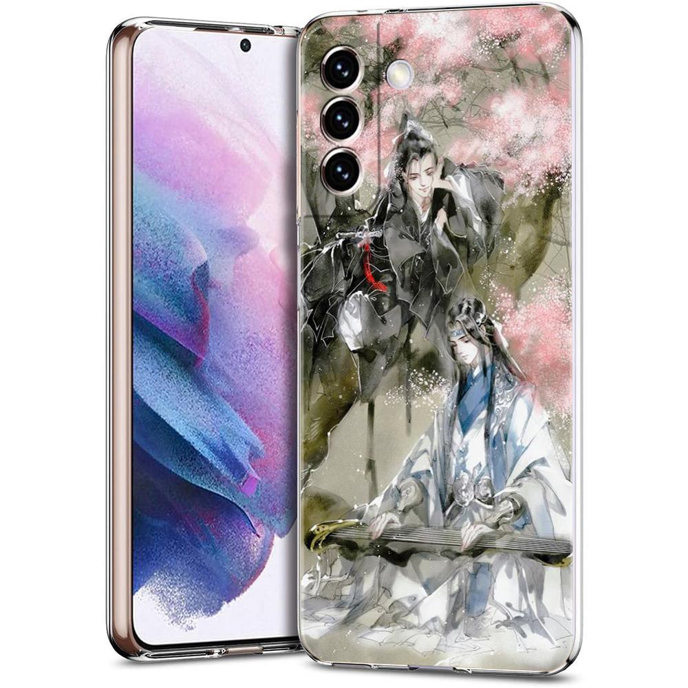 Mo Dao Zu Shi Phone Case for Samsung Galaxy S23 S20 FE S22 S21 Ultra M21 M22 M32 S10 S10E S9 S8 Plus 5G Transparent Shell Capas