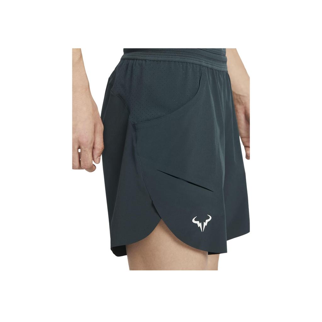 Nike Rafa Dri-FIT ADV Solid Straight-Leg Sports Shorts Men Bottoms Deep-Jungle-Green DV2882-328