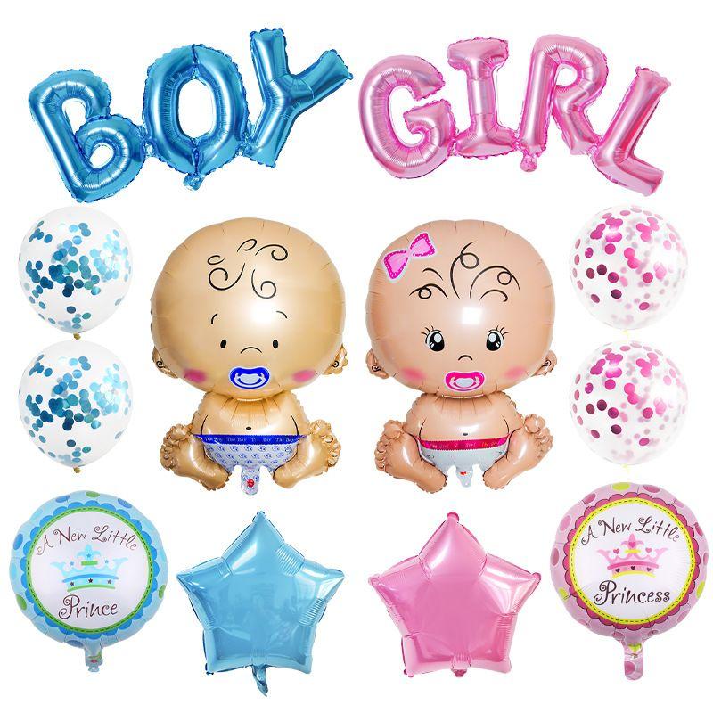 

Набор фольгированных шаров «Полная луна» для детского праздника Baby Shower, декор на 1-й день рождения ребенка boy girl 2