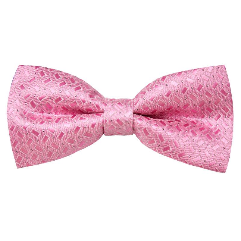 Men's Wedding Party Jacquard Bow Tie - Groom & Best Man Formal Wear Accessory