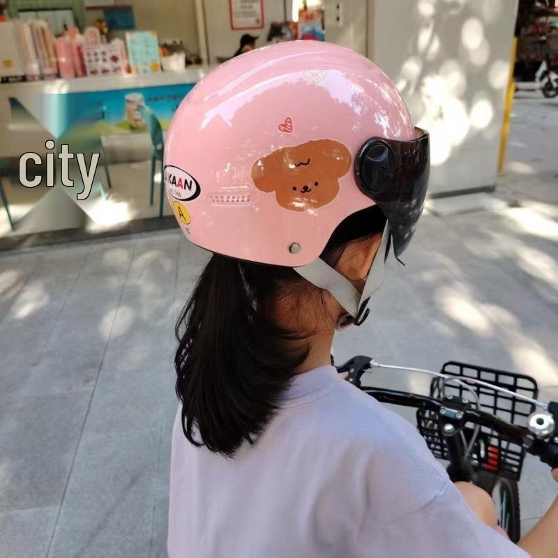 Kinder Cartoon Sonnenschutz Leichter Rollerhelm - Universelles Süßes Design für Alle Jahreszeiten