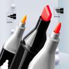 48/80 Colors Alcohol Based Marker Pen Set Dual Tip Double Head Black Barrel Drawing Painting for Kids School Supplies Design