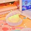 Mini Pearl Mussel Night Light Soft Lights Cartoon Shell Lamp Bedroom Nightstand Desktop