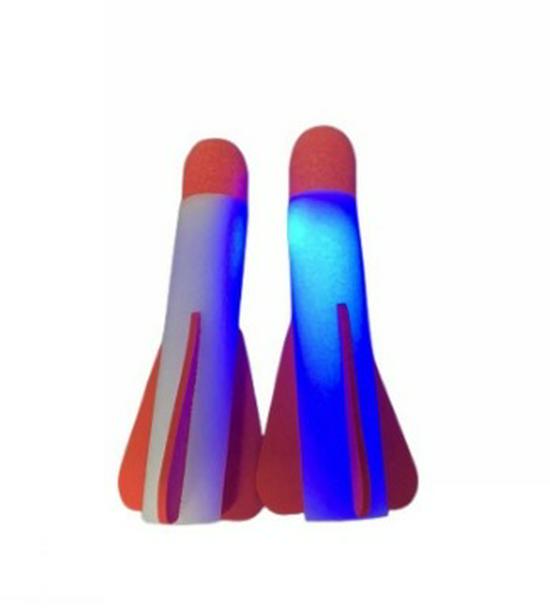 Children's Foot-Powered Luminous Rocket Launcher Outdoor Toy