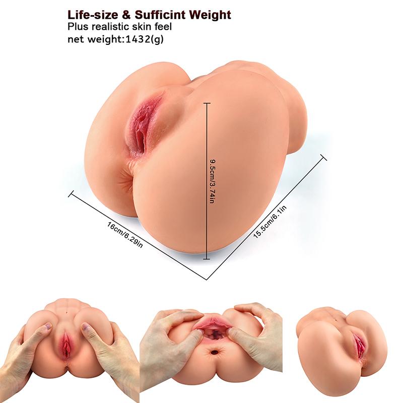 Super Realistic Big Ass Male Masturbator Artificial Women Vagina Masturbator 3D Sex Doll For Man Adult Sex Toys Masturbator
