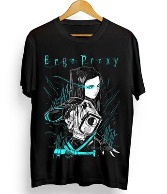 Ergo Proxy T-Shirt Re-l Mayer Anime Manga Mädchen Kawaii Lustiges Geschenk Shirt Alle Größen
