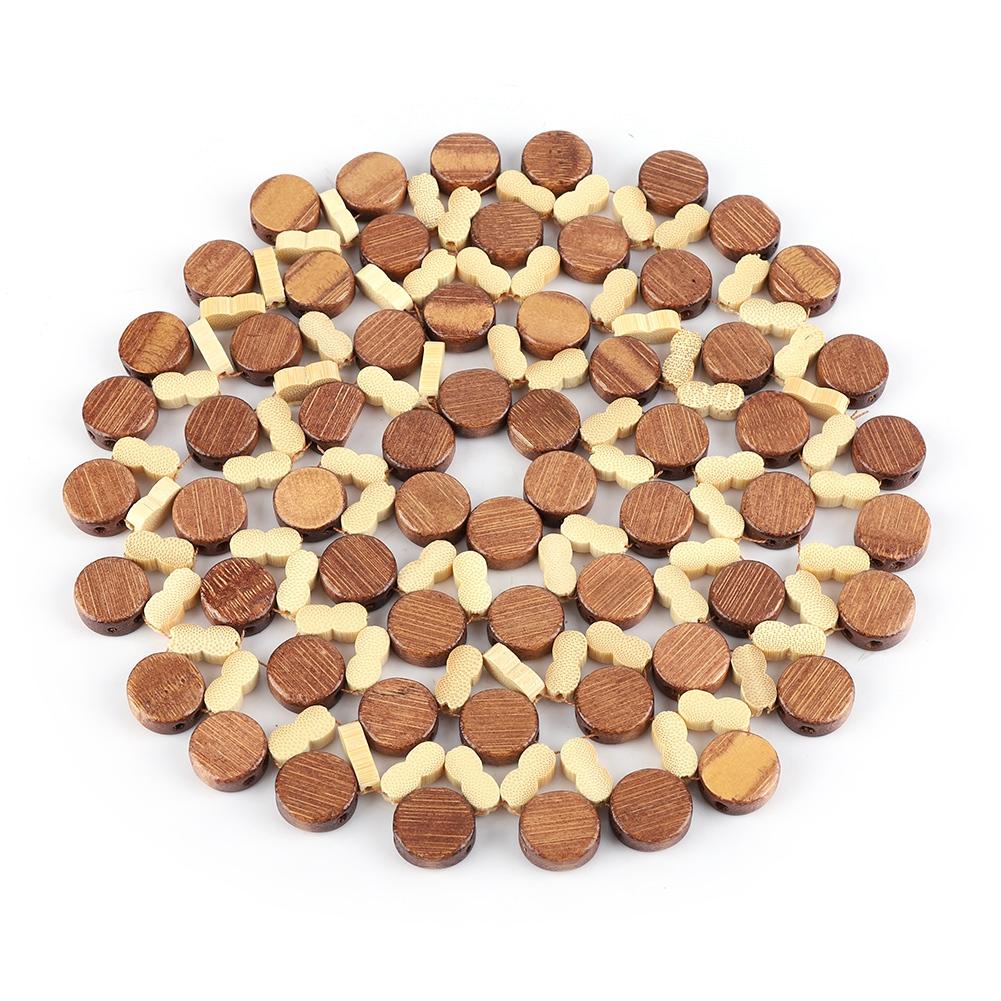 Round Bamboo Cup Pot Dish Pad Holder Heat Resistant Table Mat Placemat