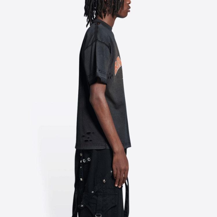 Balenciaga Maison Balenciaga Tričko Střední střih 'Černá' Pánské 612966TLVJ11074