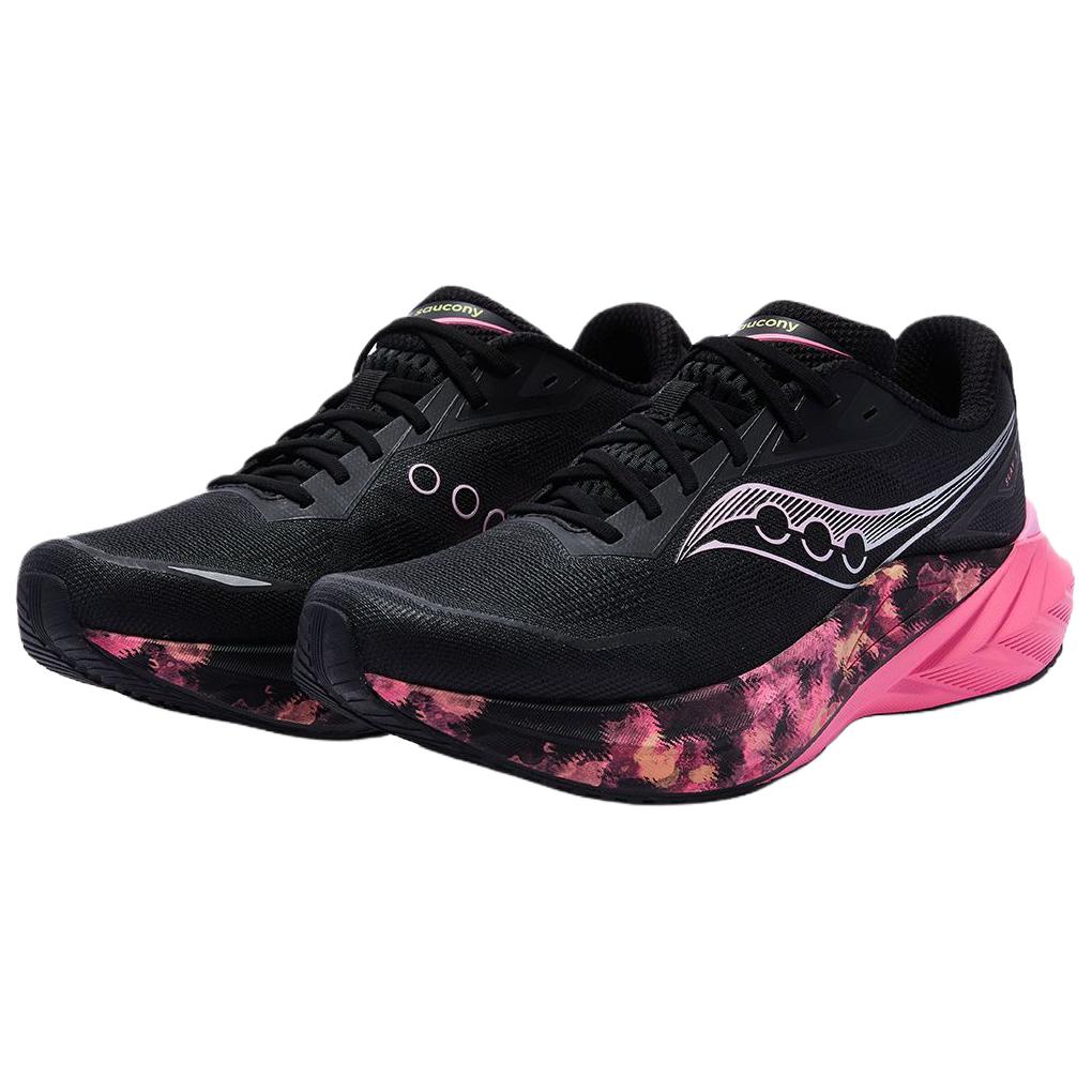 SAUCONY Slay Speed 3 Vielseitige Bequeme Reaktionsschnelle Laufschuhe Unisex Sneaker Schwarz Rosa S28271-9