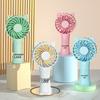 USB Rechargeable Mini Silent Fan - Handheld & Desktop J5