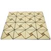 1 buc 30X30cm Faianță de perete Backsplash din aluminiu mozaicat Lipire și dezlipire Sticker de perete pentru podea Bucătărie Dormitor Decaluri de perete antiderapante