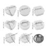 4 Sets Resin Case Molds Epoxy Resin Casting Molds for DIY Incenses Cone Holder