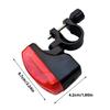Bicycles Rear Light Bicycles Rear Lamp for Safety Night Riding IPX4 Watertight Magnetic Power Generate Bikes Tail Lamp