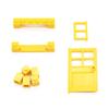 117 Pcs Door Window Brick Bulk DIY MOC House Building Blocks Bricks Toys City Architect for Children Educational Gift