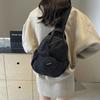 New Trendy, Simple, Large Capacity, Versatile, Fashionable Backpack, Dual-purpose Chest Bag, College Style Casual Women's Bags