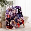 Inuyasha Theme Printed Blanket - Perfect for Couch, Bed, Travel & Outdoor Use | Machine Washable, Cozy & Durable.