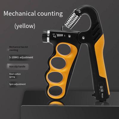 Verstellbarer Federgriff Upgrade 5-60KG Mechanische Zählung Männer Frauen Übung Handinstrumente Fitnessgeräte TPE Beschichteter Kleber