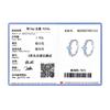 Modian Fashion 925 Silver Blue Round Opal Charm Female Ear Buckle For Women Fine Jewelry Hypoallergenic Hoop Earrings
