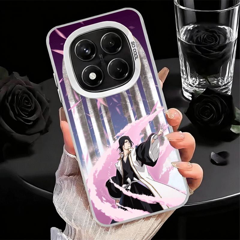 Bleach Kuchiki Byakuya Shockproof Phone Case for Xiaomi Redmi Note 15 14 13 12 Pro Plus 11 11S 11T 5G Cover Anti Fall Fundas