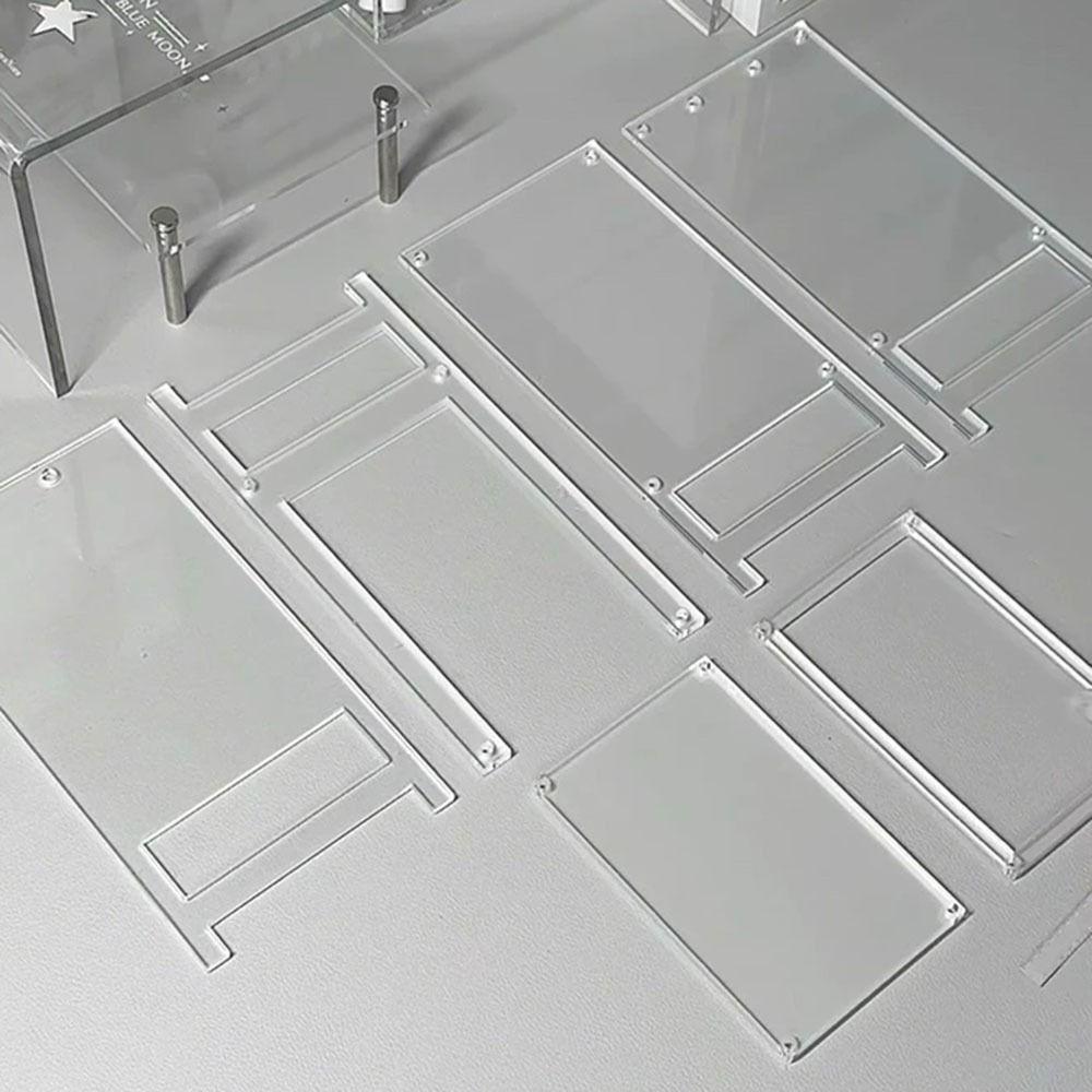 Clear HD Photocard Holder Free Standing Desktop Small Card Album  Trading Cards