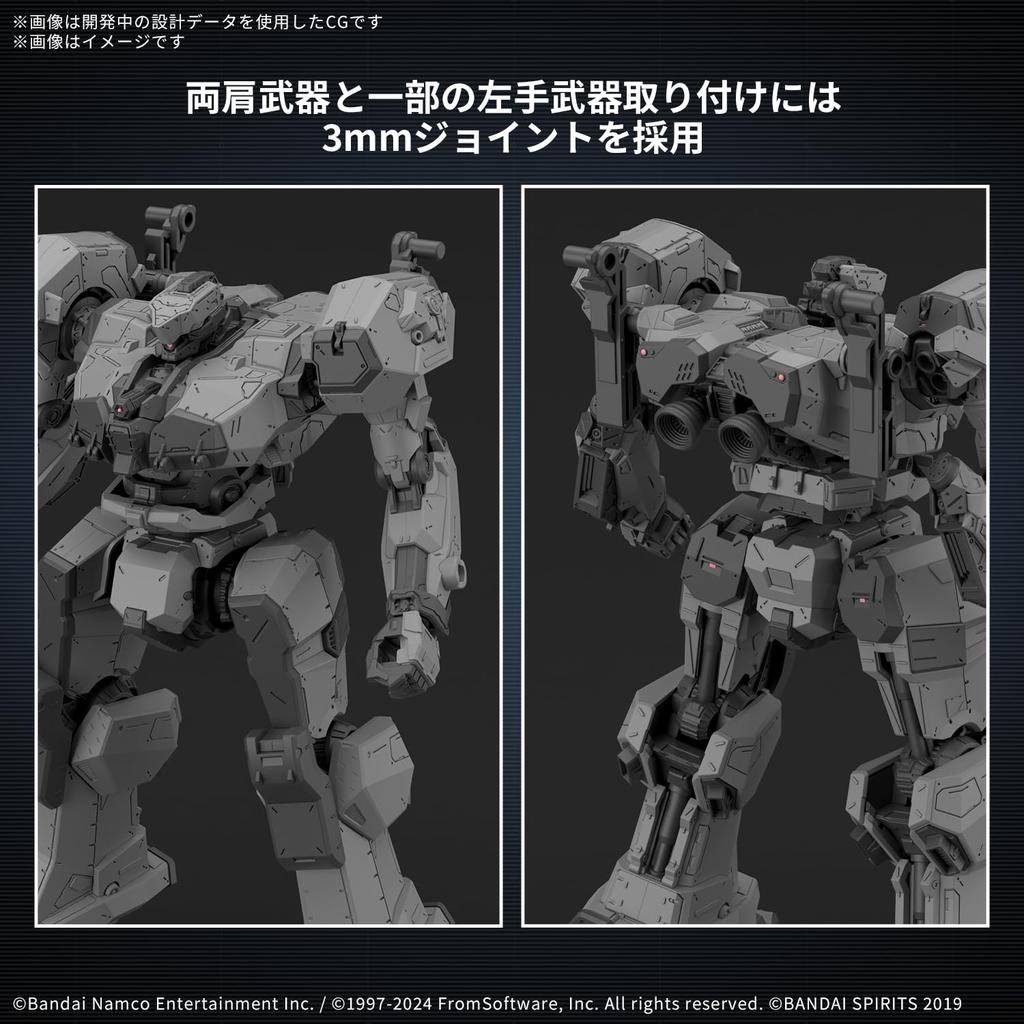 BANDAI SPIRITS 30MM ARMORED CORE FIRES OF RUBICON BALAM INDUSTRIES BD-011 MELANDER Maqueta de plástico precoloreado
