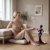 Modern Abstract Sculpture Incense Burner Figurine Aromatherapy Statue for Home Office Living Room Decor Ornament Gift