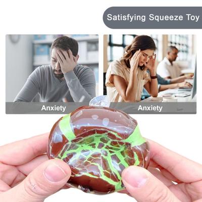 Chocolate Ball Squeeze Toy Handmade Shapeable Simulated Stress Relief Chocolate Ball Sensory Toy Slow Rising