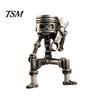 Durable Resin Skeleton Craft Vintage Robot Statue, Industrial Mechanical Figurine, Cool Desktop Atmosphere Ornament Gothic Desk Decor for Office