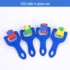 Kids' Sponge Stamps & Painting Set: Round Sticks, Brushes, Rollers for Crafting & Drawing